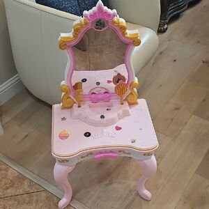 Kids Disney Princess Musical Vanity Set with Mirror